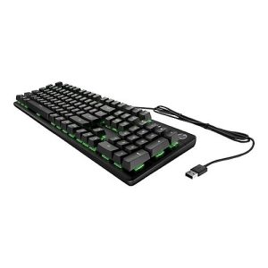 HP Pavilion Gaming 550 – Tastatur – Hintergrundbeleuchtung – Deutsch – Tastenschalter: roter Schalter – für HP 21, 22, 24, 27; Pavilion 24, 27, 32, TP01