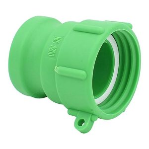 IBC-Adapter DN50 auf 2-Zoll, Camlock-Vaterkupplung und BSP-Feingewinde IBC-Adapter DN50 auf 2-Zoll, Camlock-Vaterkupplung und BSP-Feingewinde