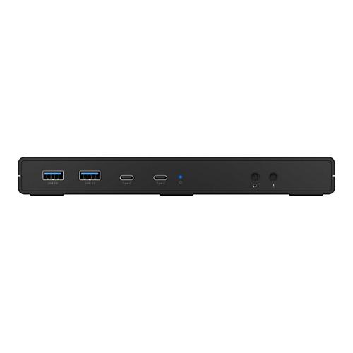 ICY BOX IB-DK2245AC - Dockingstation - USB-C / Thunderbolt 3 - 2 x HDMI, 2 x DP - GigE