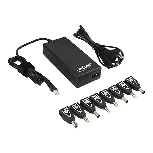 InLine 26618B Universal - Netzteil - Wechselstrom 100-240 V - 90 Watt - Schwarz