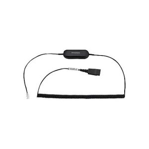 Jabra GN1218 AC Attenuation – Headset-Kabel – Quick Disconnect Stecker – 2 m – für Cisco IP Phone 78XX, 88XX; BIZ 1500, 2300, 2400 Jabra GN1218 AC Attenuation – Headset-Kabel – Quick Disconnect Stecker – 2 m – für Cisco IP Phone 78XX, 88XX; BIZ 1500, 2300, 2400