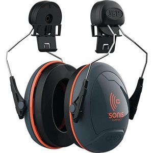 JSP Kapselgehörschutz SONIS, EN 352-3, SNR 31 dB, schwarz/rot, mit 2 Dichtungsringen, PSA-Kategorie III JSP Kapselgehörschutz SONIS, EN 352-3, SNR 31 dB, schwarz/rot, mit 2 Dichtungsringen, PSA-Kategorie III