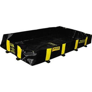 Justrite Leckage Faltwanne, befahrbar, H 3050 x B 1220 mm, bis 890 L, schwarz Justrite Leckage Faltwanne, befahrbar, H 3050 x B 1220 mm, bis 890 L, schwarz