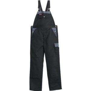 KANSAS® Latzhose Color, schwarz/grau, Gr. 52 KANSAS® Latzhose Color, schwarz/grau, Gr. 52