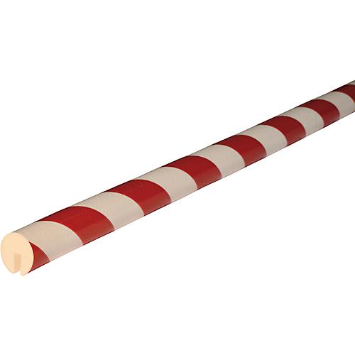Kantenschutzprofil Typ B, 1-m-Stück, weiß/rot