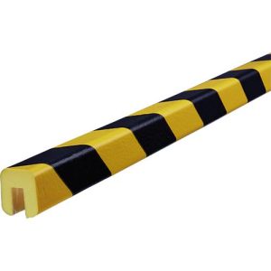 Kantenschutzprofil Typ G, 5-m-Rolle, gelb/schwarz Kantenschutzprofil Typ G, 5-m-Rolle, gelb/schwarz