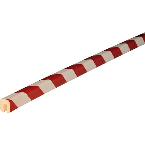 Kantenschutzprofil Typ G, lfm., weiß/rot