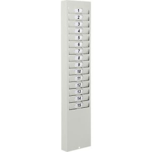 Kartenkasten für 15 Wochen-/Monatskarten Kartenkasten für 15 Wochen-/Monatskarten
