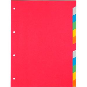 Kartonregister Schäfer Shop Select, 1er Pack, 4-fach Lochung, 160 g/qm Recyclingkarton, 12-teilig Kartonregister Schäfer Shop Select, 1er Pack, 4-fach Lochung, 160 g/qm Recyclingkarton, 12-teilig