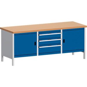 Kastenwerkbank 2078-2.3, enzianblau Kastenwerkbank 2078-2.3, enzianblau