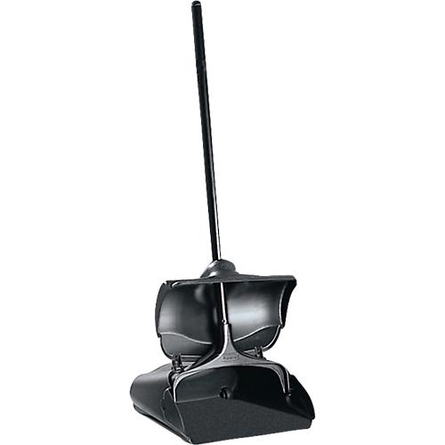 Kehrschaufel Rubbermaid Lobby Pro® Executive-Serie™, mit Stiel & Deckel, Kunststoff, schwarz