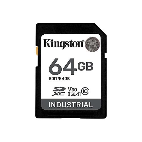 Kingston Industrial - Flash-Speicherkarte - 64 GB - A1 / Video Class V30 / UHS-I U3 / Class10 - microSDXC UHS-I