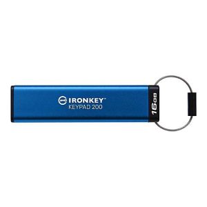Kingston IronKey Keypad 200 – USB-Flash-Laufwerk – verschlüsselt – 16 GB – USB 3.2 Gen 1 Kingston IronKey Keypad 200 – USB-Flash-Laufwerk – verschlüsselt – 16 GB – USB 3.2 Gen 1