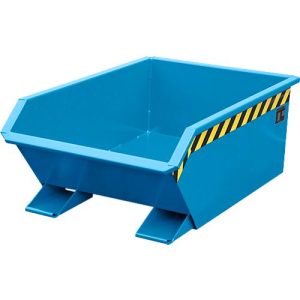 Kippbehälter Bauer Mini Typ MGU 270, 350 mm Schüttkantenhöhe, 270l Inhalt, blau Kippbehälter Bauer Mini Typ MGU 270, 350 mm Schüttkantenhöhe, 270l Inhalt, blau