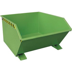 Kippbehälter Typ GU, 1000 Liter, grün Kippbehälter Typ GU, 1000 Liter, grün