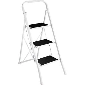 Klapptritt, aus Stahl, belastbar bis 150 kg, 3 Stufen