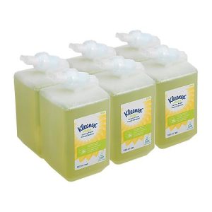 Kleenex® Duftschaumseife Fresh 6386, 6 x 1 Liter, parfümiert, grün Kleenex® Duftschaumseife Fresh 6386, 6 x 1 Liter, parfümiert, grün