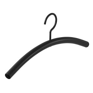 Kleiderbügel Pador-Concept Dateless, Stahlrohr, ø 22 mm, drehbarer Haken, schwarz, 4 Stück Kleiderbügel Pador-Concept Dateless, Stahlrohr, ø 22 mm, drehbarer Haken, schwarz, 4 Stück
