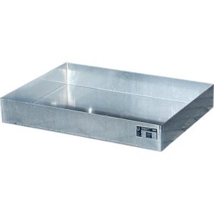 Kleingebindewanne Bauer KGW-P 1, Volumen 22 l, bis 50 kg, ohne Lochblechrost, B 600 x T 400 x H 120 mm, Stahl verzinkt Kleingebindewanne Bauer KGW-P 1, Volumen 22 l, bis 50 kg, ohne Lochblechrost, B 600 x T 400 x H 120 mm, Stahl verzinkt