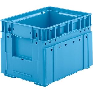 Kleinladungsträger C-KLT 4328, Polypropylen, B 400 x T 300 mm, bis 50 kg, hellblau Kleinladungsträger C-KLT 4328, Polypropylen, B 400 x T 300 mm, bis 50 kg, hellblau