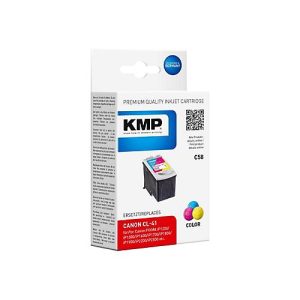 KMP C58 – Farbe (Cyan, Magenta, Gelb) – Tintenpatrone (Alternative zu: Canon CL-41, Canon 0617B001) KMP C58 – Farbe (Cyan, Magenta, Gelb) – Tintenpatrone (Alternative zu: Canon CL-41, Canon 0617B001)