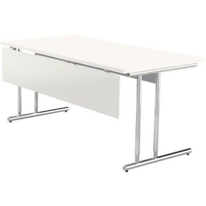 Knieraumblende Toledo, für Schreibtische ab Breite 1600 mm, B 1450 x H 300 mm, weiß Knieraumblende Toledo, für Schreibtische ab Breite 1600 mm, B 1450 x H 300 mm, weiß