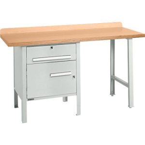 Kombiwerkbank Schäfer Shop Select PWi 150-2, Buche Multiplexplatte, bis 750 kg, B 1500 x T 700 x H 840 mm, Lichtgrau Kombiwerkbank Schäfer Shop Select PWi 150-2, Buche Multiplexplatte, bis 750 kg, B 1500 x T 700 x H 840 mm, Lichtgrau