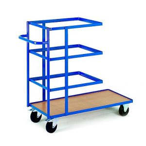 Kommissionierwagen mit 4 Etagen, 1040 x 470 mm Kommissionierwagen mit 4 Etagen, 1040 x 470 mm