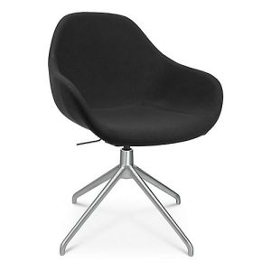 Konferenzsessel Topstar Sitness Life 2.0, dreh-/sitzhöhenverstellbar, Armlehnen, B 450 x T 390 x H 440-470 mm, 4-Fußgestell, Alu matt & Stoff, schwarz Konferenzsessel Topstar Sitness Life 2.0, dreh-/sitzhöhenverstellbar, Armlehnen, B 450 x T 390 x H 440-470 mm, 4-Fußgestell, Alu matt & Stoff, schwarz