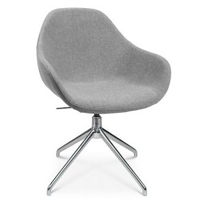 Konferenzsessel Topstar Sitness Life 2.0, dreh-/sitzhöhenverstellbar, Armlehnen, B 450 x T 390 x H 440-470 mm, 4-Fußgestell, Alu poliert & Stoff, h.grau Konferenzsessel Topstar Sitness Life 2.0, dreh-/sitzhöhenverstellbar, Armlehnen, B 450 x T 390 x H 440-470 mm, 4-Fußgestell, Alu poliert & Stoff, h.grau