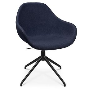 Konferenzsessel Topstar Sitness Life 2.0, dreh-/sitzhöhenverstellbar, Armlehnen, B 450 x T 460 x H 440-470 mm, 4-Fußgestell, Alu schwarz-matt & Stoff, d.blau Konferenzsessel Topstar Sitness Life 2.0, dreh-/sitzhöhenverstellbar, Armlehnen, B 450 x T 460 x H 440-470 mm, 4-Fußgestell, Alu schwarz-matt & Stoff, d.blau
