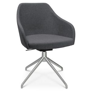 Konferenzsessel Topstar Sitness Life 2.1, dreh-/sitzhöhenverstellbar, Armlehnen, B 350-480 x T 460 x H 460-490 mm, 4-Fußgestell, Alu matt & Stoff, anthr. Konferenzsessel Topstar Sitness Life 2.1, dreh-/sitzhöhenverstellbar, Armlehnen, B 350-480 x T 460 x H 460-490 mm, 4-Fußgestell, Alu matt & Stoff, anthr.