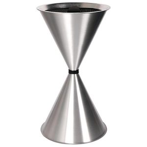 Konischer Standaschenbecher Diabola ECO, Alu-Einlegeschale, H 710 mm, ø 400 mm, Aluminium Konischer Standaschenbecher Diabola ECO, Alu-Einlegeschale, H 710 mm, ø 400 mm, Aluminium