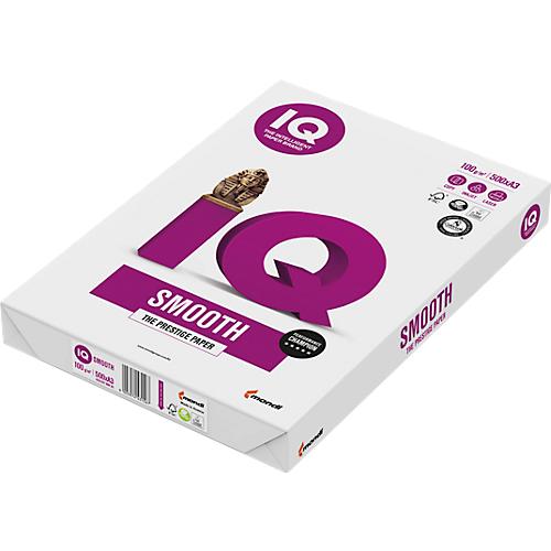Kopierpapier Mondi IQ Smooth, DIN A3, 100 g/m², hochweiß, 1 Karton = 4 x 500 Blatt