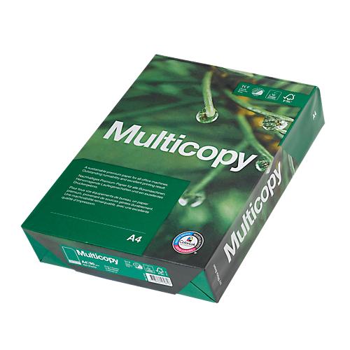 Kopierpapier Multicopy, DIN A4, 90 g/m², hochweiß, 1 Paket = 500 Blatt