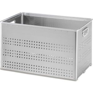 Korb, Metall, stapelbar, gelocht, 122 l Korb, Metall, stapelbar, gelocht, 122 l