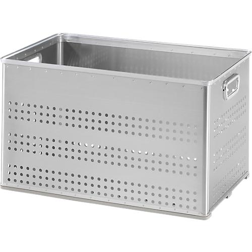 Korb, Metall, stapelbar, gelocht, 122 l