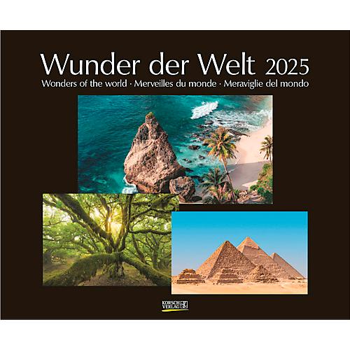 Korsch Fotokalender 'Wunder der Welt 2025', DIN A3, B 550 x H 455 mm