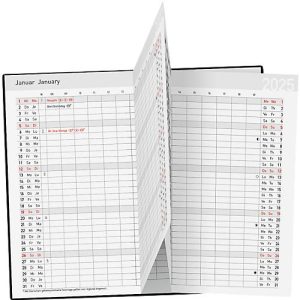 Korsch Taschenkalender Saturn 2025, 30 Seiten, Sonn- und Feiertage in Rot, Wechselhülle, Kalendarium in D/GB/F/I, B 87 x H 153 mm, schwarz Korsch Taschenkalender Saturn 2025, 30 Seiten, Sonn- und Feiertage in Rot, Wechselhülle, Kalendarium in D/GB/F/I, B 87 x H 153 mm, schwarz