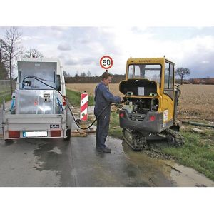 Kraftstoff-Tank BAUER MT 450, unterfahrbar, abschließbar, 450 l Volumen, B 1060 x T 880 x H 890 mm Kraftstoff-Tank BAUER MT 450, unterfahrbar, abschließbar, 450 l Volumen, B 1060 x T 880 x H 890 mm
