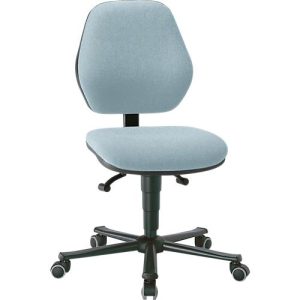 Labordrehstuhl LEANOS 9133, mit Rollen, Stoffpolster, Duotec grau Labordrehstuhl LEANOS 9133, mit Rollen, Stoffpolster, Duotec grau