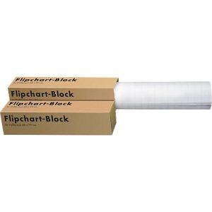 Landré Flipchart-Block, 5 Stück, blanko Landré Flipchart-Block, 5 Stück, blanko