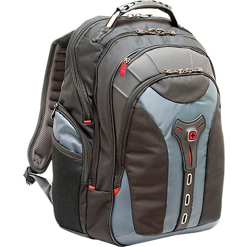 Laptop Rucksack Wenger Pegasus Comfortable, 23 l, für Laptops bis 17,3', Laptopfach, L 230 x B 340 x H 470 mm, Polyester, Nylon, grau/schwarz