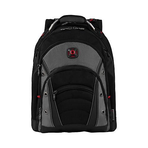 Laptop Rucksack Wenger Synergy, Laptops bis 16', Laptop- & Tabletfach, Organizer, Quick-Case, L 260 x B 360 x H 460 mm, 26 l, Polyester, schwarz/grau
