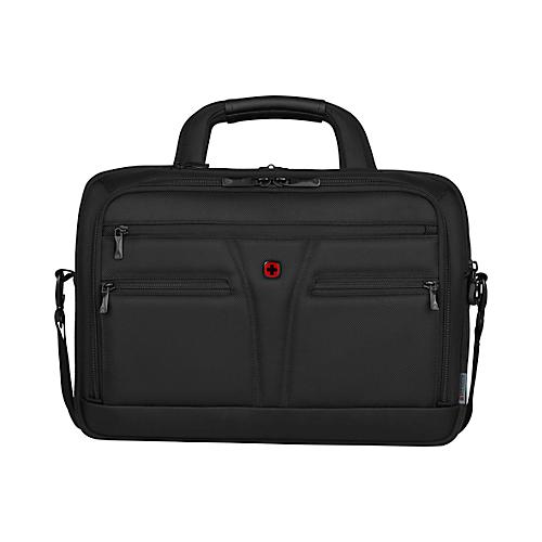 Laptop Tasche Wenger BC Star, 18 l, für Laptops bis 16', Laptopfach, RFID-Schutz, Trolleybefestigung, L 200 x B 410 x H 290 mm, Polyester, schwarz