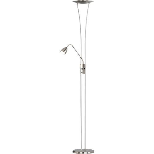 LED-Deckenfluter, nickel-matt