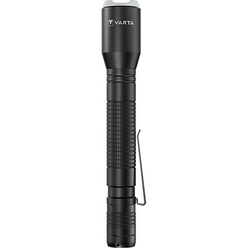 LED-Taschenlampe Varta Aluminium Light F20 Pro, 250 lm, 70 m Reichweite, bis 35 h, inkl. 2 Batterien, ⌀ 42 x H 167 mm, eloxiertes Aluminium, schwarz