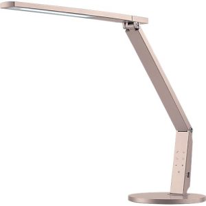 LED-Tischleuchte Vario Plus, 10 W, 620 lm, 2700-6400 K, höhenverstell-/dreh-/neigbar, USB-Ladefunktion, stufenlos dimmbar, champagner LED-Tischleuchte Vario Plus, 10 W, 620 lm, 2700-6400 K, höhenverstell-/dreh-/neigbar, USB-Ladefunktion, stufenlos dimmbar, champagner