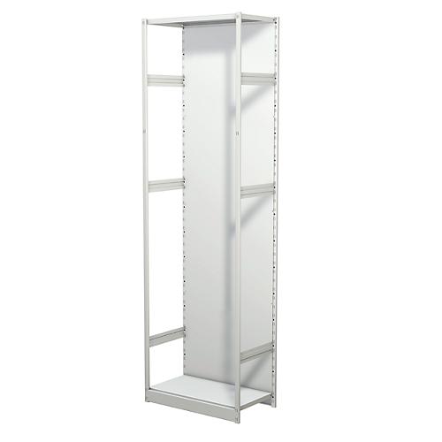 Leerregal PROGRESS 500 T, Grundfeld, mit Rückwand, H 2600 x B 750 x T 440 mm