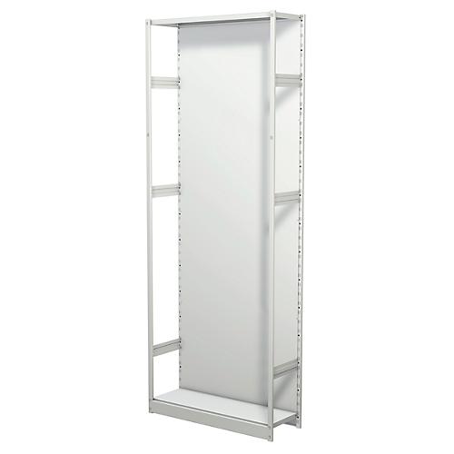 Leerregal PROGRESS 500 T, Grundfeld, mit Rückwand, H 2600 x B 960 x T 340 mm
